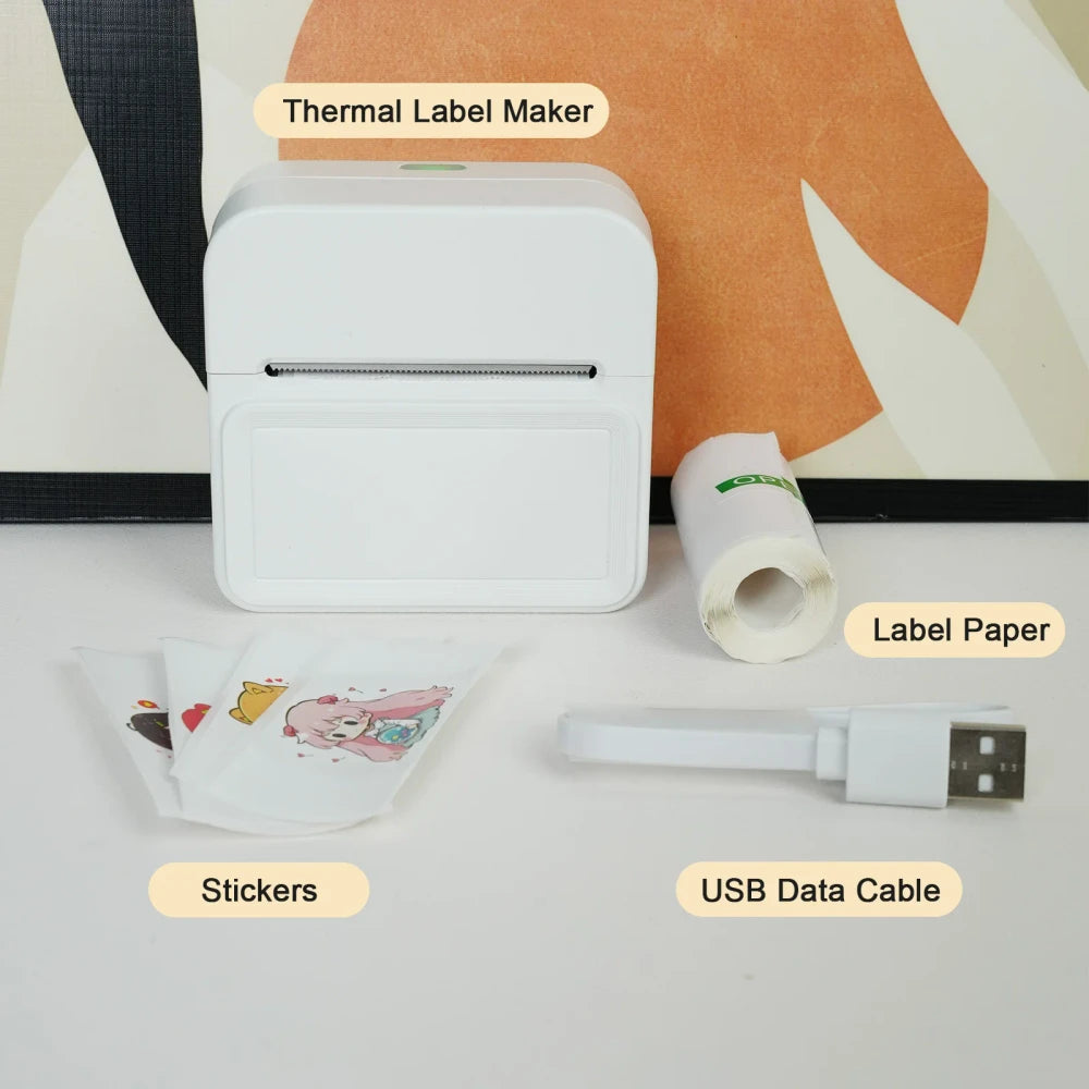 Portable Bluetooth Label Printer